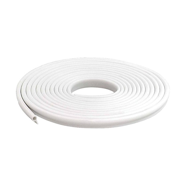 M-D Building Products White Vinyl Gasket Weatherseal For Doors and Windows 204 in. L X 0.25 in. 78394 - main